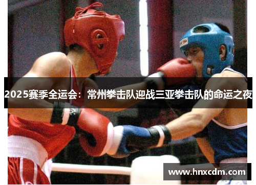 2025赛季全运会：常州拳击队迎战三亚拳击队的命运之夜